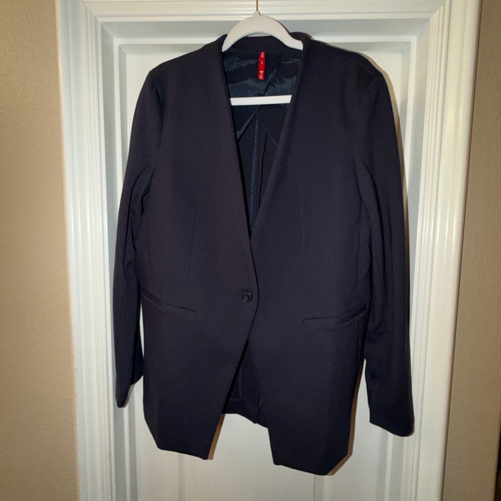 Spanx collarless blazer
